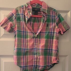 Ralph Lauren Kids Multicolor Plaid Button-Down Shirt